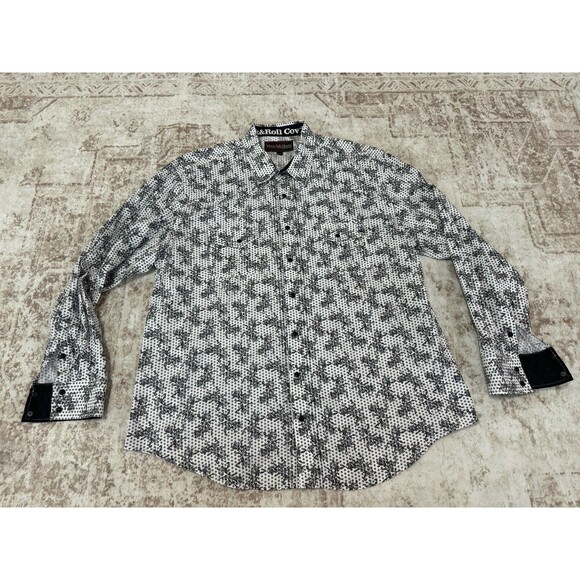 Other - Rock & Roll Shirt Mens XXL Pearl Snap Cowboy  Dale Western Cowboy